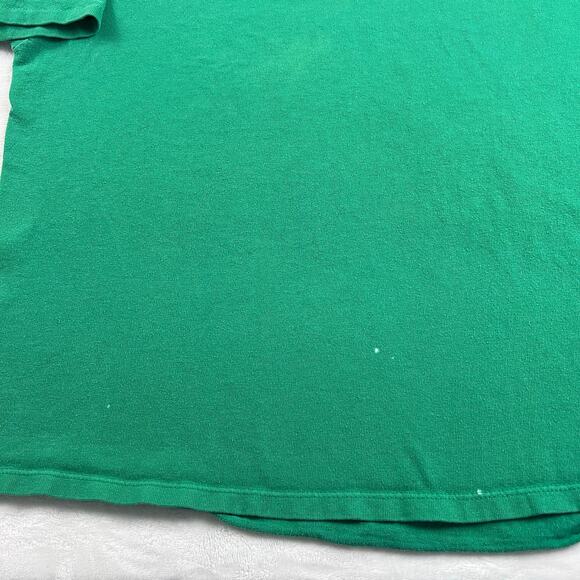 Champion Vintage Single Stitch Green T-Shirt Size XL USA Made Essential - Picture 8 of 9